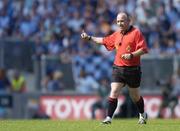 16 July 2006; Referee Marty Duffy. Bank of Ireland Leinster Senior Football Championship Final, Dublin v Offaly, Croke Park, Dublin. Picture credit: David Maher / SPORTSFILE