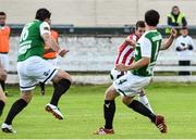 3 July 2014; Patrick McEleney, Derry City, scores his side's first goal. UEFA Europa League, First Qualifying Round, First Leg, Derry City v Aberystwyth Town, Brandywell, Derry. Picture credit: David Maher / SPORTSFILE