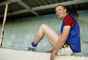 18 July 2006; Longford captain and goalkeeper Damien Sheridan after football training. Longford Slashers GAA Ground, Longford. Picture credit: Damien Eagers / SPORTSFILE
