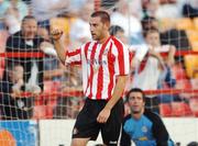 24 July 2006; Rory Delap, Sunderland, celebrates after scoring his side's second goal. Pre-season Friendly, Shelbourne v Sunderland, Tolka Park, Dublin. Picture credit: David Maher / SPORTSFILE