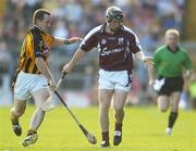 22 July 2006; Niall Healy, Galway, in action against Michael Kavanagh, Kilkenny. Guinness All-Ireland Senior Hurling Championship Quarter-Final, Galway v Kilkenny, Semple Stadium, Thurles, Co. Tipperary. Picture credit: Brendan Moran / SPORTSFILE