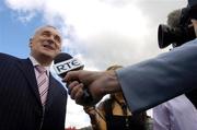 1 August 2006; An Taoiseach Bertie Ahern T.D. arrives at the Galway Races, Ballybrit, Co. Galway. Picture credit; Matt Browne / SPORTSFILE