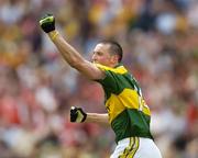 5 August 2006; Kieran Donaghy, Kerry, celebrates after scoring his side's second goal. Bank of Ireland All-Ireland Senior Football Championship Quarter-Final, Armagh v Kerry, Croke Park, Dublin. Picture credit; David Maher / SPORTSFILE