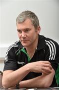 7 July 2014: Mayo manager James Horan during a press evening ahead of their Connacht GAA Football Senior Championship Final against Galway on Sunday the 13th of July. Mayo Football Squad Press Evening, Elverys MacHale Park, Castlebar, Co. Mayo. Picture credit: David Maher / SPORTSFILE