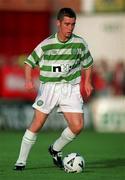3 August 1999; Brian McColligan of Celtic during the friendly match between Bray Wanderers and Celtic at Tolka Park in Dublin. Photo by Brendan Moran/ Sportsfile