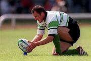 14 August 1999; Eric Elwood of Connacht during the Guinness Interprovincial Championship match between Connacht and Munster at the Sportsgrounds in Galway. Photo by Brendan Moran/Sportsfile