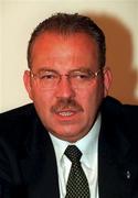 29 April 1998; Frantisek Chvalovsky during the UEFA XXIV Ordinary Conference at UEFA Headquarters in Nyon, Switzerland. Photo by David Maher/Sportsfile