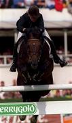 6 August 1999; Jeessica Kurten on Paavo N during the Aga Khan Cup at the 1999 RDS Dublin Horseshow at the RDS in Dublin. Photo by David Maher/Sportsfile