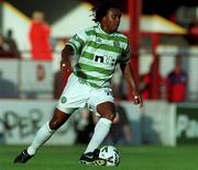 3 August 1999; Regi Blinker of Celtic during the friendly match between Bray Wanderers and Celtic at Tolka Park in Dublin. Photo by Damien Eagers/ Sportsfile