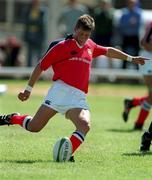14 August 1999; Ronan O'Gara of Munster during the Guinness Interprovincial Championship match between Connacht and Munster at the Sportsgrounds in Galway. Photo by Brendan Moran/Sportsfile