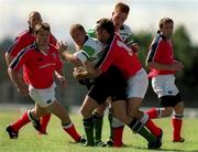 14 August 1999; Mervyn Murphy of Connacht in action against Mike Mullins of Munster during the Guinness Interprovincial Championship match between Connacht and Munster at the Sportsgrounds in Galway. Photo by Brendan Moran/Sportsfile