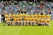 6 August 2006; The Antrim squad. Christy Ring Cup Final, Antrim v Carlow, Croke Park, Dublin. Picture credit; David Maher / SPORTSFILE