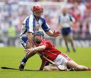 6 August 2006; Ronan Curran, Cork, in action against Seamus Prendergast, Waterford. Guinness All-Ireland Senior Hurling Championship Semi-Final, Cork v Waterford, Croke Park, Dublin. Picture credit; Damien Eagers / SPORTSFILE