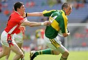 5 August 2006; Kieran Donaghy, Kerry, in action against Andy Mallon, Armagh. Bank of Ireland All-Ireland Senior Football Championship Quarter-Final, Armagh v Kerry, Croke Park, Dublin. Picture credit; Oliver McVeigh / SPORTSFILE