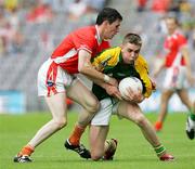 5 August 2006; Marc O Se, Kerry, in action against Andy Mallon, Armagh. Bank of Ireland All-Ireland Senior Football Championship Quarter-Final, Armagh v Kerry, Croke Park, Dublin. Picture credit; Oliver McVeigh / SPORTSFILE