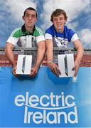 9 July 2014; Electric Ireland, proud sponsor of the GAA Minor Championships, presented Limerick minor hurler Edward Doyle and Waterford minor hurler Darragh Lyons with their #PoweringMinors award. Electric Ireland are awarding iPads to current minor players who have reached the provincial finals. Players on minor football and hurling panels have nominated one player on their team who they feel has stood out in terms of performance and attitude throughout this years campaign. The #PoweringMinors award demonstrates Electric Ireland's commitment to the futures of current minor players. Páirc Ui Chaoimh, Cork. Picture credit: Diarmuid Greene / SPORTSFILE