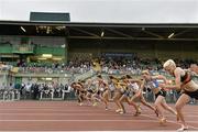 11 July 2014; A general view of the start of the Women's International Mile.  2014 Morton Games, Morton Stadium, Santry, Co. Dublin. Picture credit: Ramsey Cardy / SPORTSFILE
