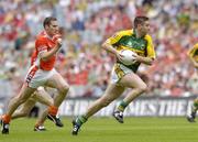 5 August 2006; Darragh O Se, Kerry, in action against John McEntee, Armagh. Bank of Ireland All-Ireland Senior Football Championship Quarter-Final, Armagh v Kerry, Croke Park, Dublin. Picture credit; Damien Eagers / SPORTSFILE