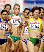 11 August 2006; Aoife Byrne, 1378, Ireland, in action during her semi-final of the Women's 1500m, where she finished in 15th place, failing to progress to the Final. SPAR European Athletics Championships, Ullevi Stadium, Gothenburg, Sweden. Picture credit; Brendan Moran / SPORTSFILE