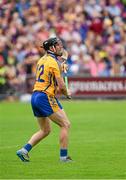 12 July 2014; Colin Ryan of Clare watches his last puck of the game, from a 65, go over for a point to level the game at  1-18 Wexford to 2-15 Clare. GAA Hurling All-Ireland Senior Championship Round 1 Replay, Clare v Wexford, Wexford Park, Wexford. Picture credit: Ray McManus / SPORTSFILE