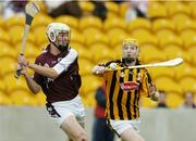 19 August 2006; Paul Loughnane, Galway, in action against Richie Power, Kilkenny. Erin All-Ireland U21 Hurling Championship Semi-Final, Galway v Kilkenny, O'Connor Park, Tullamore, Co. Offaly. Picture credit; Matt Browne / SPORTSFILE