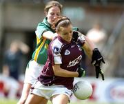 26 August 2006; Edel Concannon, Galway, in action against Elaine Lynch, Meath. TG4 Ladies Senior Football Championship Quarter-Final Replay, Galway v Meath, Kingspan Breffni Park, Cavan. Picture credit: Damien Eagers / SPORTSFILE