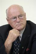 29 August 2006; Jimmy Dunne, Chairman of the Football Development Committee, at a press briefing in relation to the proposals for change to the All-Ireland football and hurling championships and National Leagues as put forward by the GAC, Hurling Development Committee and Football Task Force. Croke Park, Dublin. Picture credit: Brendan Moran / SPORTSFILE