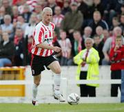 24 August 2006; Stephen O'Flynn, Derry City, in action against Gretna. UEFA Cup, Second Qualifying Round, Second Leg, Derry City v Gretna, Brandywell, Derry. Picture credit: Oliver McVeigh / SPORTSFILE