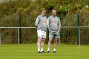 31 August 2006; Republic of Ireland manager Steve Staunton with senior team coach Kevin McDonald, right, during squad training. Malahide FC, Malahide, Dublin. Picture credit: David Maher / SPORTSFILE
