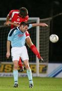 31 August 2006; Paul Brown, Ballymena United, in action against John Convery, Portadown. CIS Insurance Cup, Ballymena United v Portadown, Ballymena Showgrounds, Ballymena, Co. Antrim. Picture credit: Oliver McVeigh / SPORTSFILE