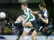 4 September 2006; Denis Behan, Cork City, in action against Colm Foley, St. Patrick's Athletic. eircom League, Premier Division, Cork City v St. Patrick's Athletic, Turners Cross, Cork. Picture credit: David Maher / SPORTSFILE