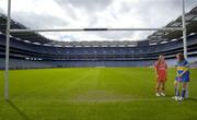 5 September 2006; Cork captain Joanne O'Callaghan in conversation with Tipperary captain Philly Fogarty at a photocall ahead of their Gala All-Ireland Senior Camogie Final on Sunday next. Croke Park, Dublin. Picture credit: Brendan Moran / SPORTSFILE