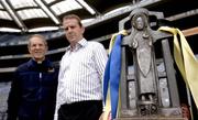 6 September 2006; Kilkenny manager Adrian Finan with Tipperary manager Fr. Tom Fogarty, left, at a photocall ahead of the Erin All-Ireland U21 Hurling Championship Final on Sunday next. Croke Park, Dublin. Picture credit: Brian Lawless / SPORTSFILE