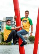 29 July 2014; In attendance at the Irish Sailing Team Announcement for the upcoming Rio 2016 Olympic Qualifiers are Matt McGovern, right, and Ryan Seaton. Grand Canal, Dublin. Photo by Sportsfile