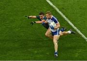 2 August 2014; Colin Walshe, Monaghan, in action against Eamonn Callaghan, Kildare. GAA Football All-Ireland Senior Championship, Round 4B, Kildare v Monaghan, Croke Park, Dublin. Picture credit: Barry Cregg / SPORTSFILE