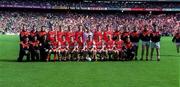 29 August 1999; The Armagh team prior to the Bank of Ireland All-Ireland Senior Football Championship Semi-Final match between Meath and Armagh at Croke Park in Dublin. Photo by Ray McManus/Sportsfile
