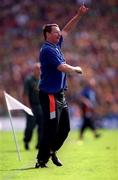 29 August 1999; Armagh joint manager Brian Canavan during the Bank of Ireland All-Ireland Senior Football Championship Semi-Final match between Meath and Armagh at Croke Park in Dublin. Photo by Ray McManus/Sportsfile