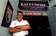 8 June 1999; Queensland Rugby coach John Connolly poses for a portrait at Ballymore Football Stadium in Brisbane, Australia. Photo by Matt Browne/Sportsfile