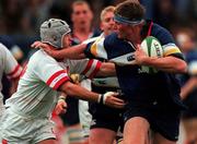 13 August 1999; Malcolm O'Kelly of Leinster in action against David Humphreys of Ulster during the Guinness Interprovincial Championship match between Leinster and Ulster at Donnybrook Stadium in Dublin. Photo by Brendan Moran/Sportsfile