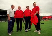 30 August 1999; Cork selectors, from left, Seanie O'Leary, Fred Sheehy, Tom Cashman and Johnny Crowley during a training session, at Páirc Uí Chaoimh in Cork, in advance of the Guinness All-Ireland Senior Hurling Championship Final. Photo by Brendan Moran/Sportsfile