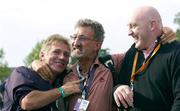 21 September 2006; Former Irish athlete Eamonn Coghlan with Former F1 team owner Eddie Jordan and former Irish rugby captain Keith Wood at the formal opening ceremony of the 36th Ryder Cup at the K Club, Straffan, Co Kildare, Ireland. Picture credit: Brendan Moran / SPORTSFILE