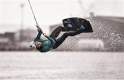 3 August 2014; Nico Sweeney, in action during the Irish National Cable Wakeboard Championships, Titanic Quarter, Belfast. Picture credit: Ramsey Cardy / SPORTSFILE