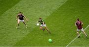 3 August 2014; James O'Donoghue, Kerry, in action against Shane Walsh, left, and Paul Varley, Galway. GAA Football All-Ireland Senior Championship, Quarter-Final, Kerry v Galway, Croke Park, Dublin. Picture credit: Dáire Brennan / SPORTSFILE