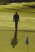22 September 2006; Robert Karlsson, Team Europe 2006, walks to the first green during Friday morning's four-ball matches. 36th Ryder Cup Matches, K Club, Straffan, Co. Kildare, Ireland. Picture credit: Brendan Moran / SPORTSFILE