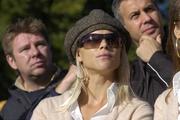 22 September 2006; Elin Woods, wife of Tiger Woods, watches the Friday morning's four-ball matches. 36th Ryder Cup Matches, K Club, Straffan, Co. Kildare, Ireland. Picture credit: Damien Eagers / SPORTSFILE