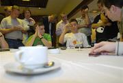 8 October 2006; Steve Finnan pictured during a Republic of Ireland press conference. St. Raphael Hotel, Limassol, Cyprus. Picture credit: Brian Lawless / SPORTSFILE