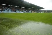 8 October 2006; The crowd leave the main stand after the game was abandoned due to a waterlogged pitch. Cork Senior Hurling Championship Semi-Final, Newtownshandrum v Cloyne, Pairc Ui Chaoimh, Cork. Picture credit: Brendan Moran / SPORTSFILE