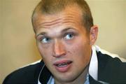 9 October 2006; Northern Ireland's Warren Feeney during a press conference ahead of their Euro 2008 Championship Qualifier against Lativa. Hilton Hotel, Templepatrick, Co. Antrim. Picture credit: Oliver McVeigh / SPORTSFILE