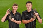 12 August 2014; The GAA/GPA All-Stars sponsored by Opel are delighted to announce James O'Donoghue, left, Kerry and Lee Chin, Wexford as the Players of the Month for July in football and hurling respectively. James and Lee were presented with their GAA / GPA Player of the Month Awards for July, sponsored by Opel, by Laura Condron, Opel Ireland. Croke Park, Dublin. Photo by Sportsfile