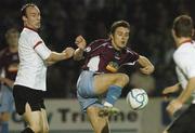 20 October 2006; Alan Murphy, Galway United, in action against Paul Marney, Dundalk. eircom League Division 1, Galway United v Dundalk, Terryland Park, Galway. Picture credit: Ray Ryan / SPORTSFILE